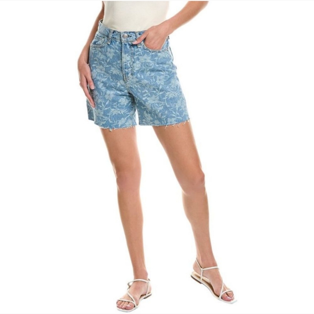 NWT RAG & BONE MAYA HIGH-RISE 6" SHORTS IN LASER FLORAL SIZE 28